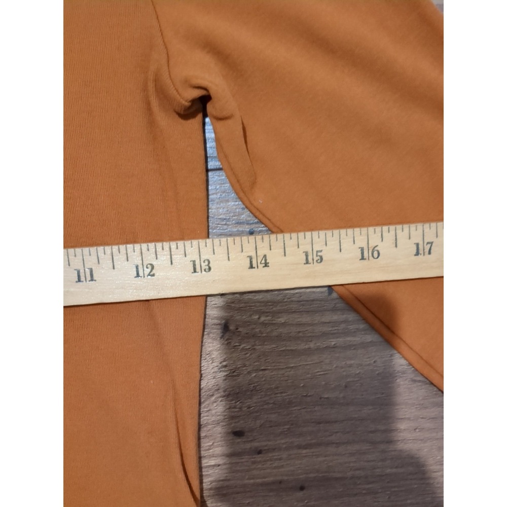 NWT Rosetta Getty Womens Sz M Fitted Wo Long Sleeve 3 Button Collared Polo Shirt - Picture 5 of 14